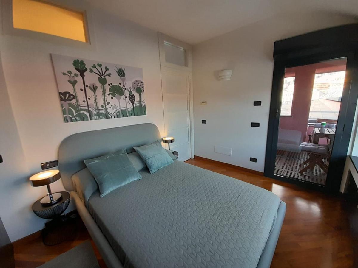 Bilocale Vista Mare Con Terrazzo-Porto Antico- Parcheggio Scontato Apartamento Génova Exterior foto
