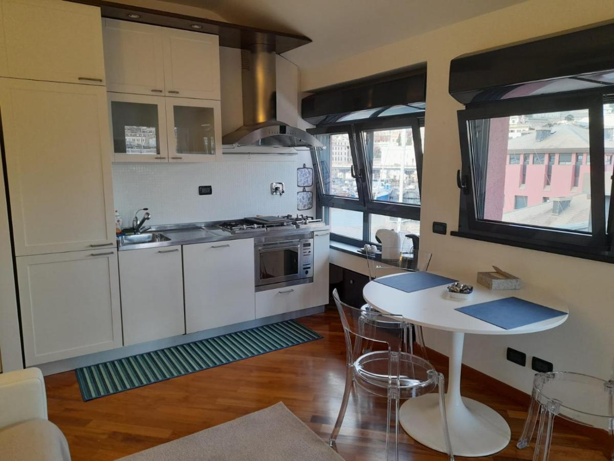 Bilocale Vista Mare Con Terrazzo-Porto Antico- Parcheggio Scontato Apartamento Génova Exterior foto