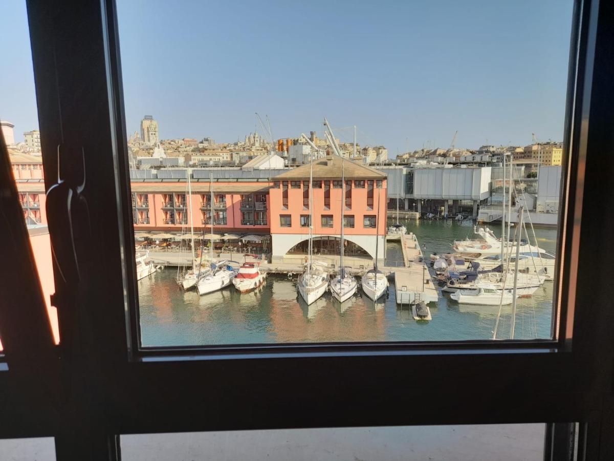 Bilocale Vista Mare Con Terrazzo-Porto Antico- Parcheggio Scontato Apartamento Génova Exterior foto