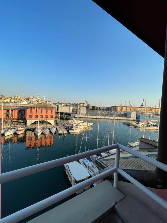 Bilocale Vista Mare Con Terrazzo-Porto Antico- Parcheggio Scontato Apartamento Génova Exterior foto